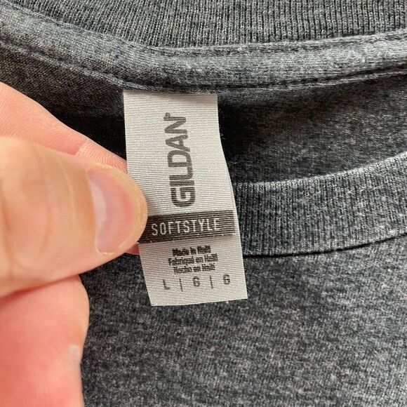 Rick Erwin's Shirt Adult Large Grey Employee Uniform Cotton Casual Logo Gildan - Picture 7 of 11